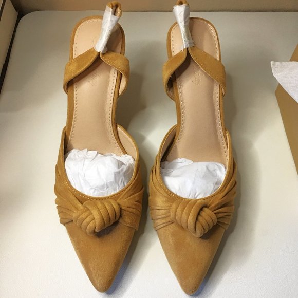PIEPIEBUY Slingback Knot Top Pumps NEW IN BOX! - Picture 6 of 13